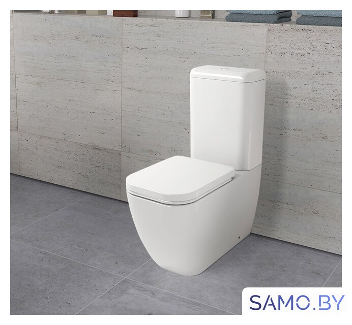 Унитаз напольный Lavinia Boho One 3302001P (бачок, чаша, пневмокрышка) - Изображение №3 — Интернет-магазин samo.by