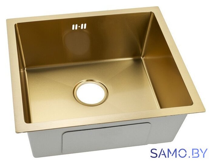 Кухонная мойка ARFEKA ECO AR 450*450 GOLD PVD NANO - Изображение №5 — Интернет-магазин samo.by