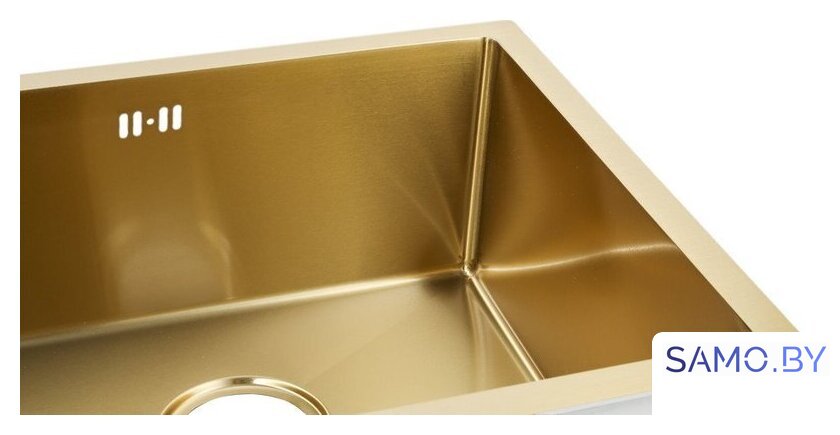 Кухонная мойка ARFEKA ECO AR 450*450 GOLD PVD NANO - Изображение №4 — Интернет-магазин samo.by