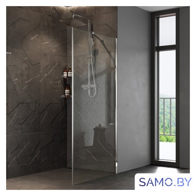 Душевая стенка Wasserkraft Aller 10H10-RP100 Fixed - Изображение №1 — Интернет-магазин samo.by