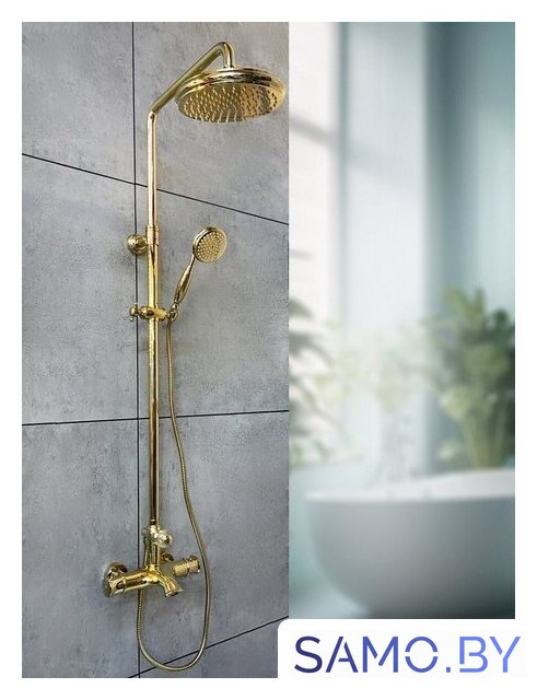 Душевая система  Altrobagno Beatrice 030408 Or - Изображение №7 — Интернет-магазин samo.by