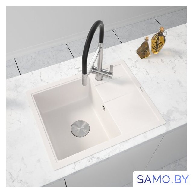 Кухонная мойка ZorG Rock 65 Premium alba - Изображение №1 — Интернет-магазин samo.by