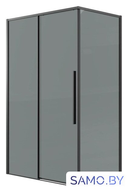 Душевой уголок Grossman Galaxy 100x90x195 120.K33.01.1090.21.10 (черный матовый/тонированное стекло) - Изображение №1 — Интернет-магазин samo.by
