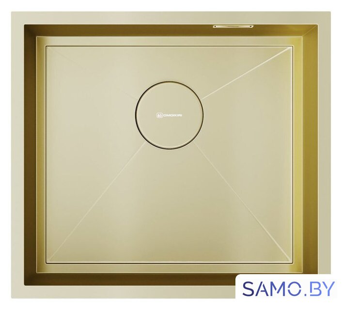 Кухонная мойка Omoikiri Kasen 49-16-INT-LG 4997054 (светлое золото) - Изображение №1 — Интернет-магазин samo.by