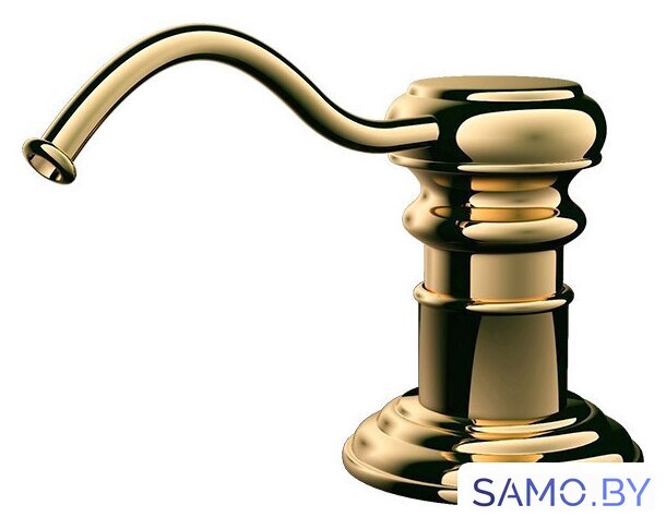 Дозатор для моющего средства Omoikiri OM-01-G (золотистый) - Изображение №1 — Интернет-магазин samo.by