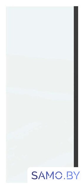 Душевая стенка Grossman Classic 90x195 200.K33.04.90.21.00 (черный матовый/стекло прозрачное) - Изображение №1 — Интернет-магазин samo.by