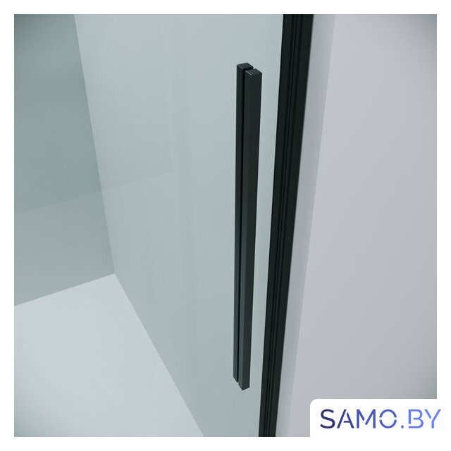 Душевая дверь Grossman Galaxy 100.K33.01.120.21.00 120x195 (черный матовый/стекло прозрачное) - Изображение №3 — Интернет-магазин samo.by