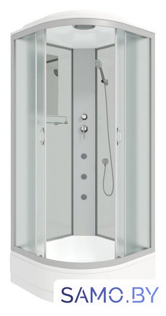 Душевая кабина Niagara NG-3302-14G 100x100x215 (матовое стекло) - Изображение №1 — Интернет-магазин samo.by