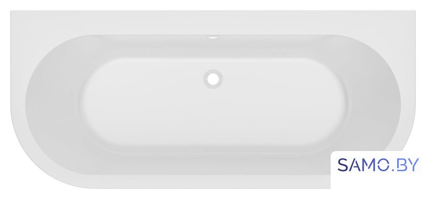 Ванна Bonito Home Aura 170x75 BH-AU-104-170W/St+BH-AU-P-170 (с ножками, экраном и креплением) - Изображение №1 — Интернет-магазин samo.by