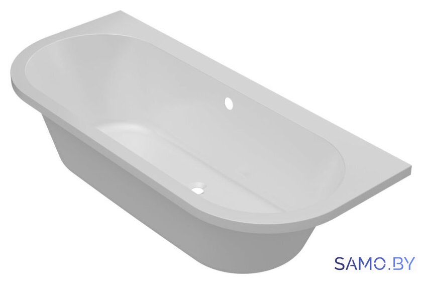 Ванна Bonito Home Aura 170x75 BH-AU-104-170W/St+BH-AU-P-170 (с ножками, экраном и креплением) - Изображение №2 — Интернет-магазин samo.by