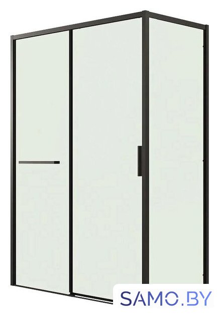 Душевой уголок Grossman Style 100x80x195 120.K33.05.1080.21.00 (черный матовый/прозрачное стекло) - Изображение №1 — Интернет-магазин samo.by