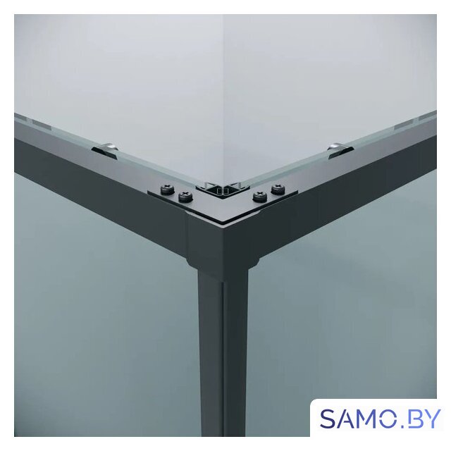 Душевой уголок Grossman Galaxy 120x80x195 300.K33.01.1280.21.00 (черный матовый/прозрачное стекло) - Изображение №4 — Интернет-магазин samo.by