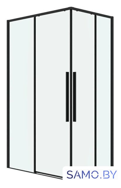 Душевой уголок Grossman Galaxy 120x80x195 300.K33.01.1280.21.00 (черный матовый/прозрачное стекло) - Изображение №1 — Интернет-магазин samo.by