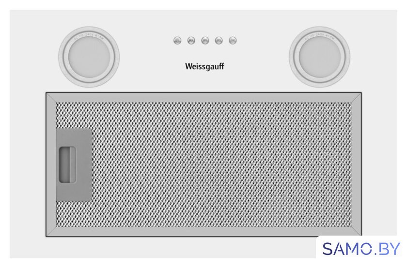 Кухонная вытяжка Weissgauff BOX 452 White - Изображение №2 — Интернет-магазин samo.by
