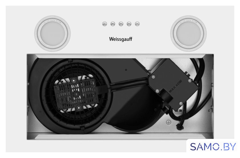 Кухонная вытяжка Weissgauff BOX 452 White - Изображение №3 — Интернет-магазин samo.by