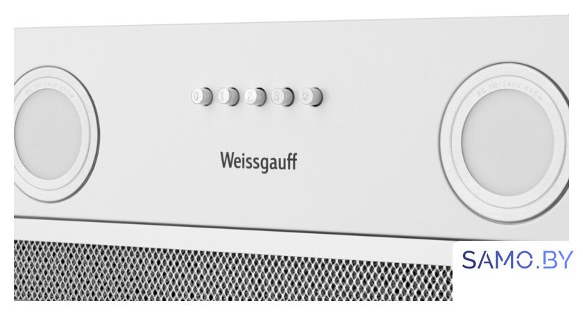 Кухонная вытяжка Weissgauff BOX 452 White - Изображение №4 — Интернет-магазин samo.by