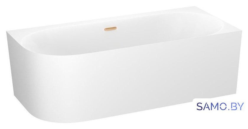 Ванна Wellsee Collaro 170x80 28910504R (пристенная ванна (правая) белый глянец, экран, ножки, сифон-автомат золото) - Изображение №2 — Интернет-магазин samo.by