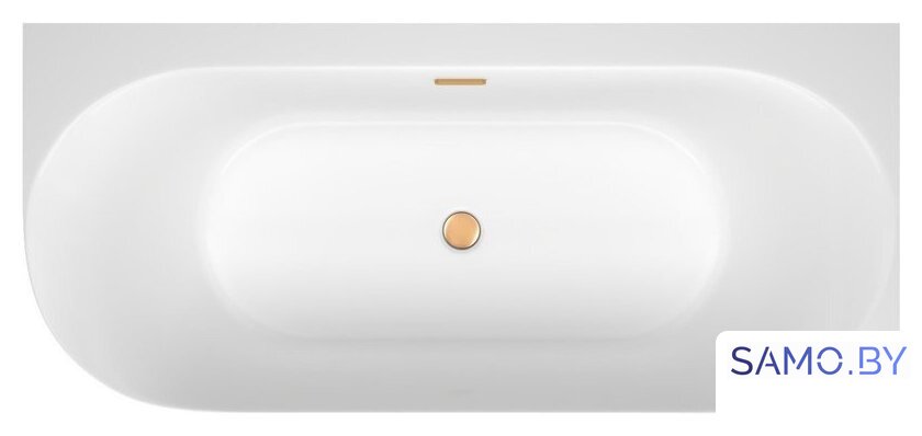 Ванна Wellsee Collaro 170x80 28910504R (пристенная ванна (правая) белый глянец, экран, ножки, сифон-автомат золото) - Изображение №4 — Интернет-магазин samo.by