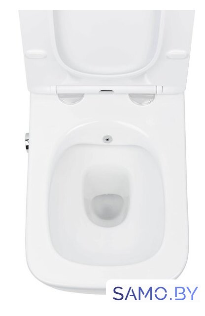 Унитаз подвесной Roxen Cube Bidet One Rimless 6 в 1 StounFix Dual Fresh 623444 (оружейная сталь/металл) - Изображение №10 — Интернет-магазин samo.by