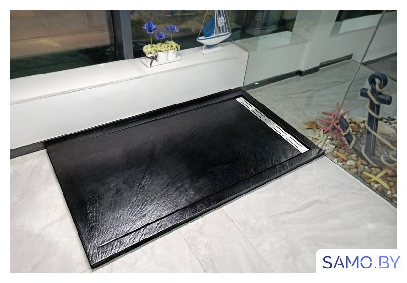 Душевой поддон WeltWasser TRS 14080 Stone-BL 140x80 - Изображение №3 — Интернет-магазин samo.by