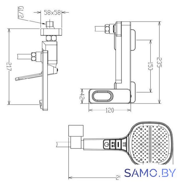 Смеситель Raglo R51.30.06 - Изображение №2 — Интернет-магазин samo.by