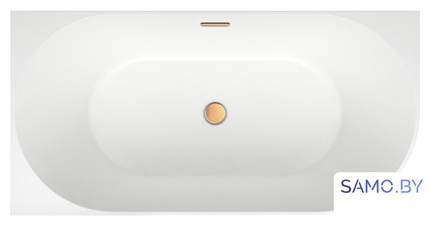 Ванна Wellsee Belle Spa 150x75 235701004 (пристенная ванна (левая) белый глянец, экран, каркас, сифон-автомат золото) - Изображение №4 — Интернет-магазин samo.by