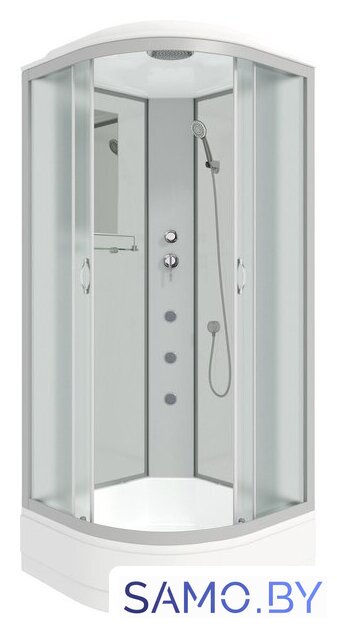 Душевая кабина Niagara NG-3301-14G 90x90x215 (матовое стекло) - Изображение №1 — Интернет-магазин samo.by