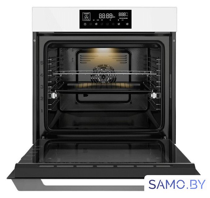 Электрический духовой шкаф MAUNFELD AEOD76106W - Изображение №4 — Интернет-магазин samo.by