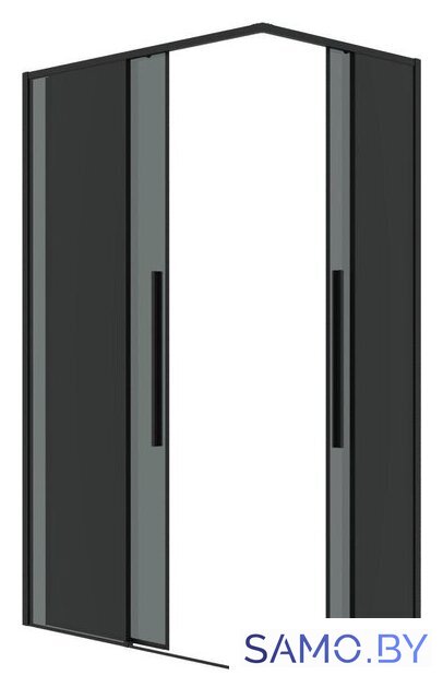 Душевой уголок Grossman Galaxy 120x80x195 300.K33.01.1280.21.10 (черный матовый/тонированное стекло) - Изображение №1 — Интернет-магазин samo.by