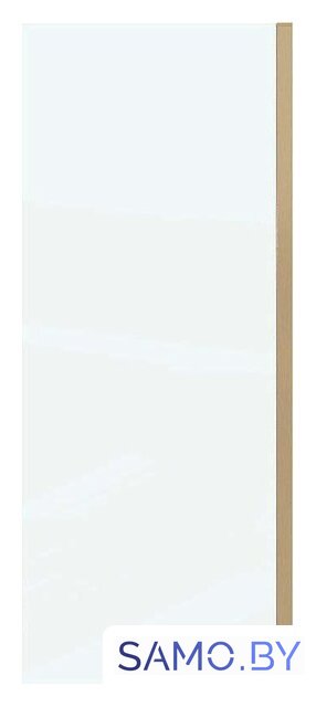 Душевая стенка Grossman Classic 90x195 200.K33.04.90.32.00 (золото сатин/стекло прозрачное) - Изображение №1 — Интернет-магазин samo.by