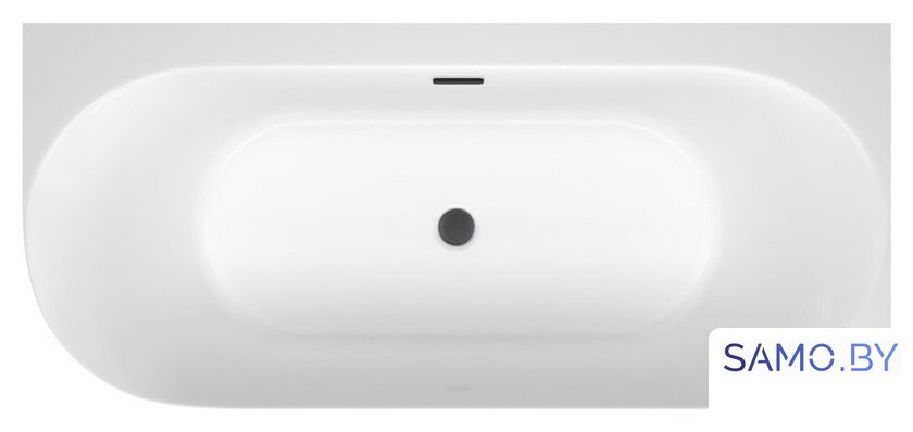 Ванна Wellsee Collaro 170x80 28910503R (пристенная ванна (правая) белый глянец, экран, ножки, сифон-автомат матовый черный) - Изображение №4 — Интернет-магазин samo.by