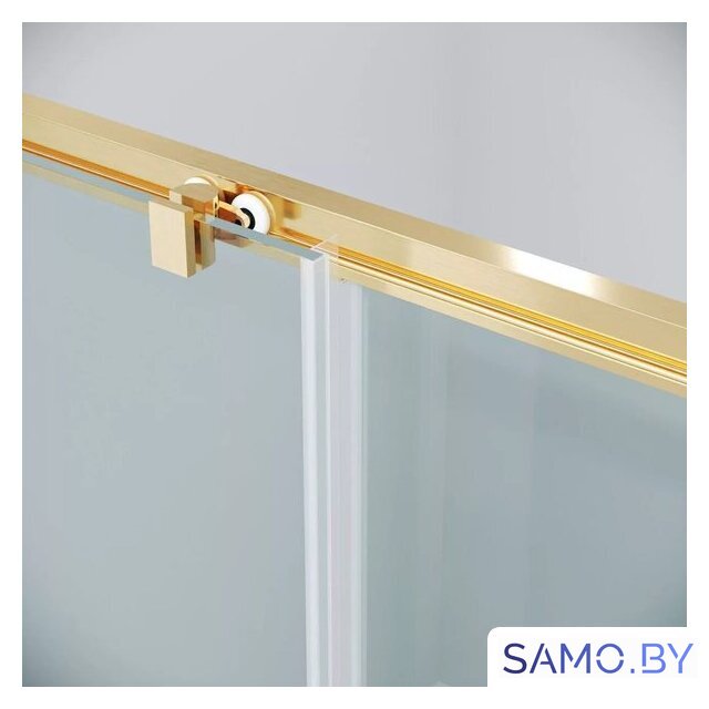 Душевой уголок Grossman Cosmo 130x80x195 120.K33.02.1380.32.00 (золото сатин/прозрачное стекло) - Изображение №4 — Интернет-магазин samo.by