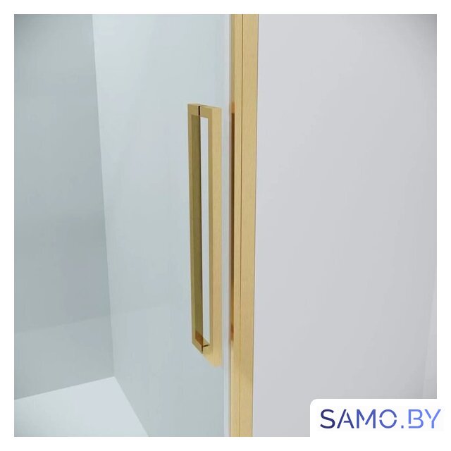 Душевой уголок Grossman Cosmo 130x80x195 120.K33.02.1380.32.00 (золото сатин/прозрачное стекло) - Изображение №2 — Интернет-магазин samo.by