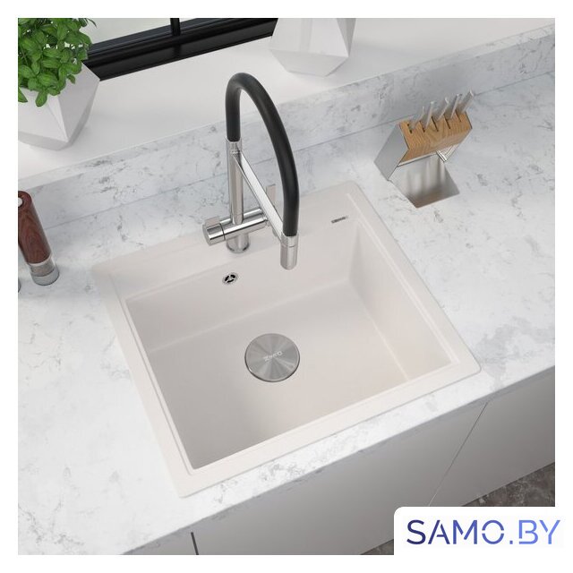Кухонная мойка ZorG Rock 60 Premium alba - Изображение №1 — Интернет-магазин samo.by