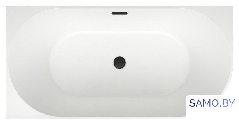 Ванна Wellsee Belle Spa 150x75 235701003 (пристенная ванна (левая) белый глянец, экран, каркас, сифон-автомат матовый черный) - Изображение №4 — Интернет-магазин samo.by