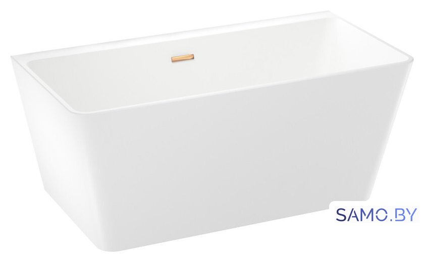 Ванна Wellsee Graceful Pro 150x77 230902004 (отдельностоящая ванна белый глянец, экран, ножки, сифон-автомат золото) - Изображение №2 — Интернет-магазин samo.by