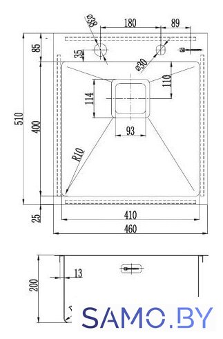 Кухонная мойка Omoikiri Akisame 46-LG - Изображение №2 — Интернет-магазин samo.by