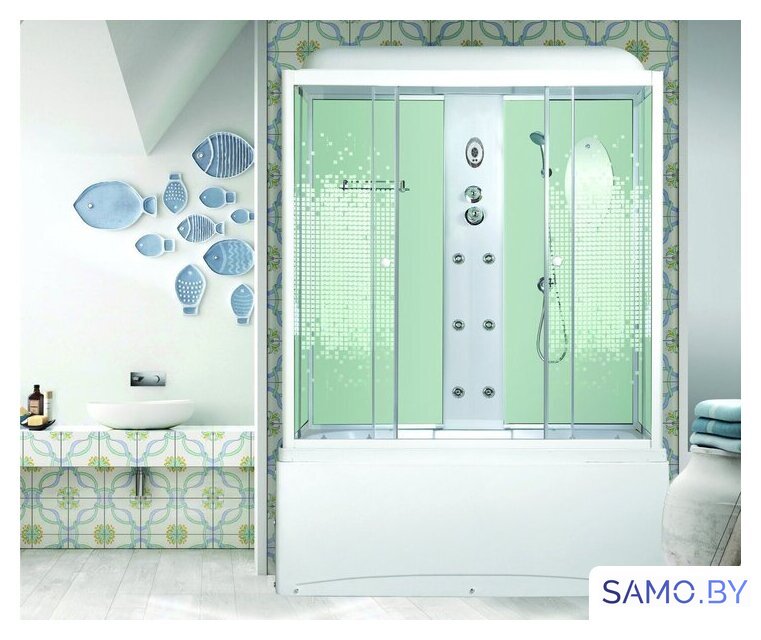 Душевая кабина Niagara NG-3150-01 150x70x220 (прозрачное стекло) - Изображение №1 — Интернет-магазин samo.by