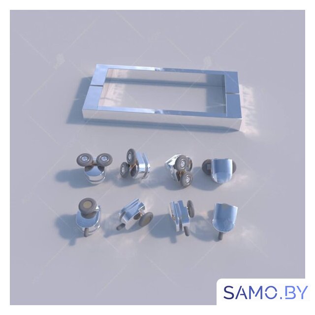 Душевой уголок RGW CL-48 32094890-011 100x90 (хром/прозрачное стекло) - Изображение №2 — Интернет-магазин samo.by