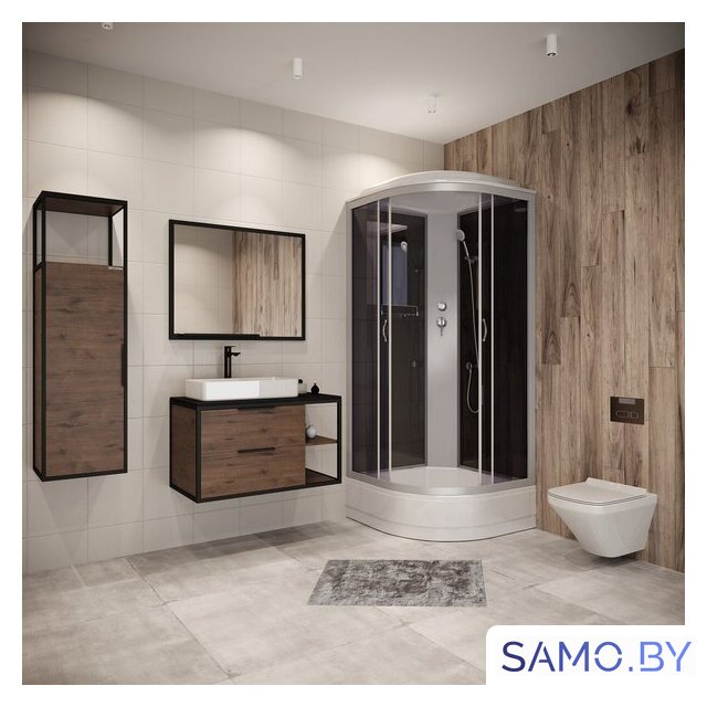 Душевая кабина Niagara NG-3502-14 100x100 (тонированное стекло) - Изображение №1 — Интернет-магазин samo.by