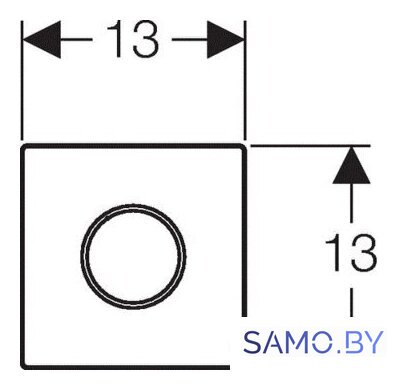 Панель смыва Geberit Sigma 10 116.025.SN.1 (нержавеющая сталь) - Изображение №3 — Интернет-магазин samo.by