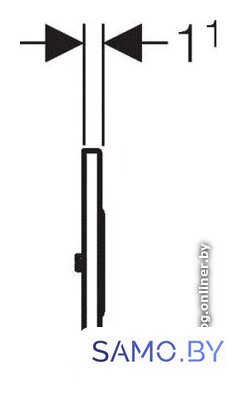 Панель смыва Geberit Sigma 10 116.025.SN.1 (нержавеющая сталь) - Изображение №4 — Интернет-магазин samo.by
