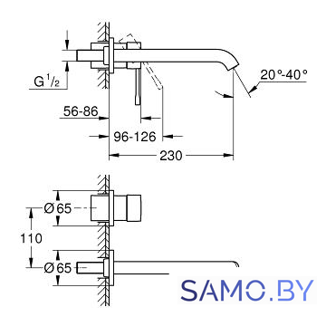 Смеситель Grohe Essence New 19967001 (хром) - Изображение №2 — Интернет-магазин samo.by