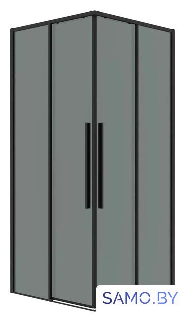 Душевой уголок Grossman Galaxy 100x90x195 300.K33.01.1090.21.10 (черный матовый/тонированное стекло) - Изображение №1 — Интернет-магазин samo.by
