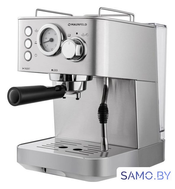 Рожковая кофеварка MAUNFELD MF-721S Pro - Изображение №1 — Интернет-магазин samo.by