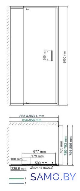 Душевой уголок Wasserkraft Berkel 48P20 - Изображение №4 — Интернет-магазин samo.by