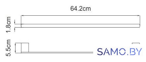 Держатель для полотенца Wasserkraft Sauer K-7930 - Изображение №3 — Интернет-магазин samo.by