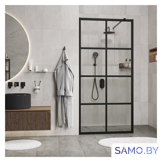 Душевая стенка Wasserkraft Glan 66W40 - Изображение №1 — Интернет-магазин samo.by