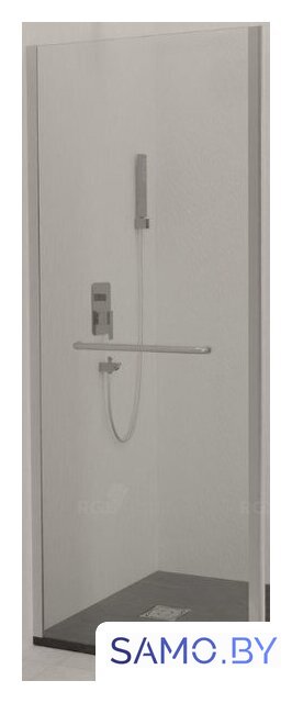 Душевая стенка RGW Z-060-1 352206100-11 100 (хром/прозрачное стекло) - Изображение №1 — Интернет-магазин samo.by