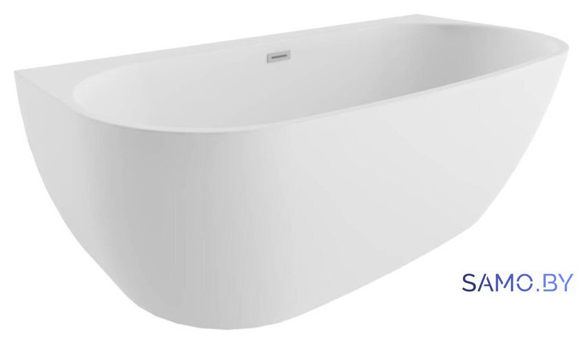 Ванна Polimat Risa 170x80 (пристенная, белый) - Изображение №1 — Интернет-магазин samo.by